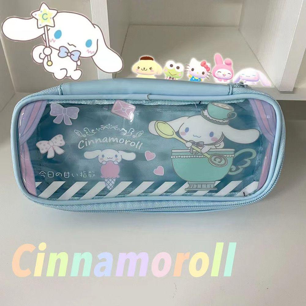 Túi Đựng Bút / Đồ Trang Điểm Kuromi Kawaii Kuromi Cinnamoroll Đa Ứng Dụng Cho Nữ