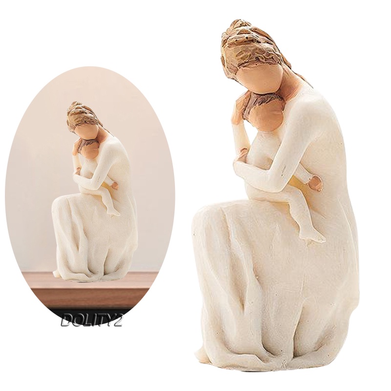 Modern Sculpted Family Figurines Resin Sculpture Home Decor