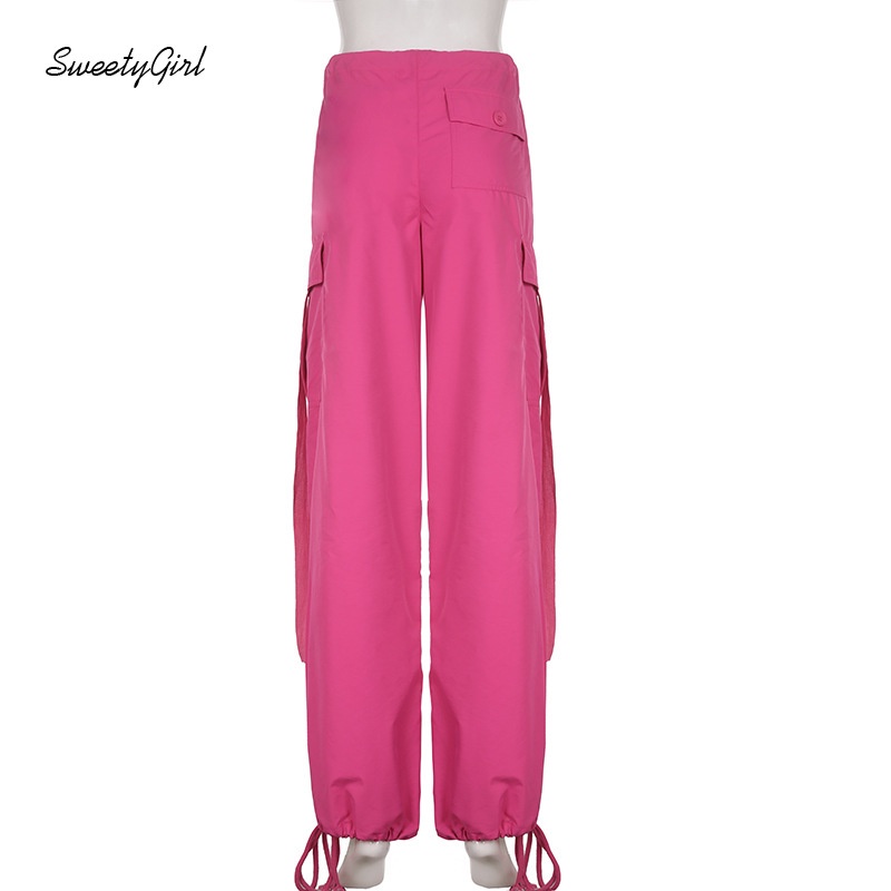 Quần Legging Lưng Thấp Dáng Rộng Co Giãn Phối Túi Thời Trang 2022 Dành Cho Nữ