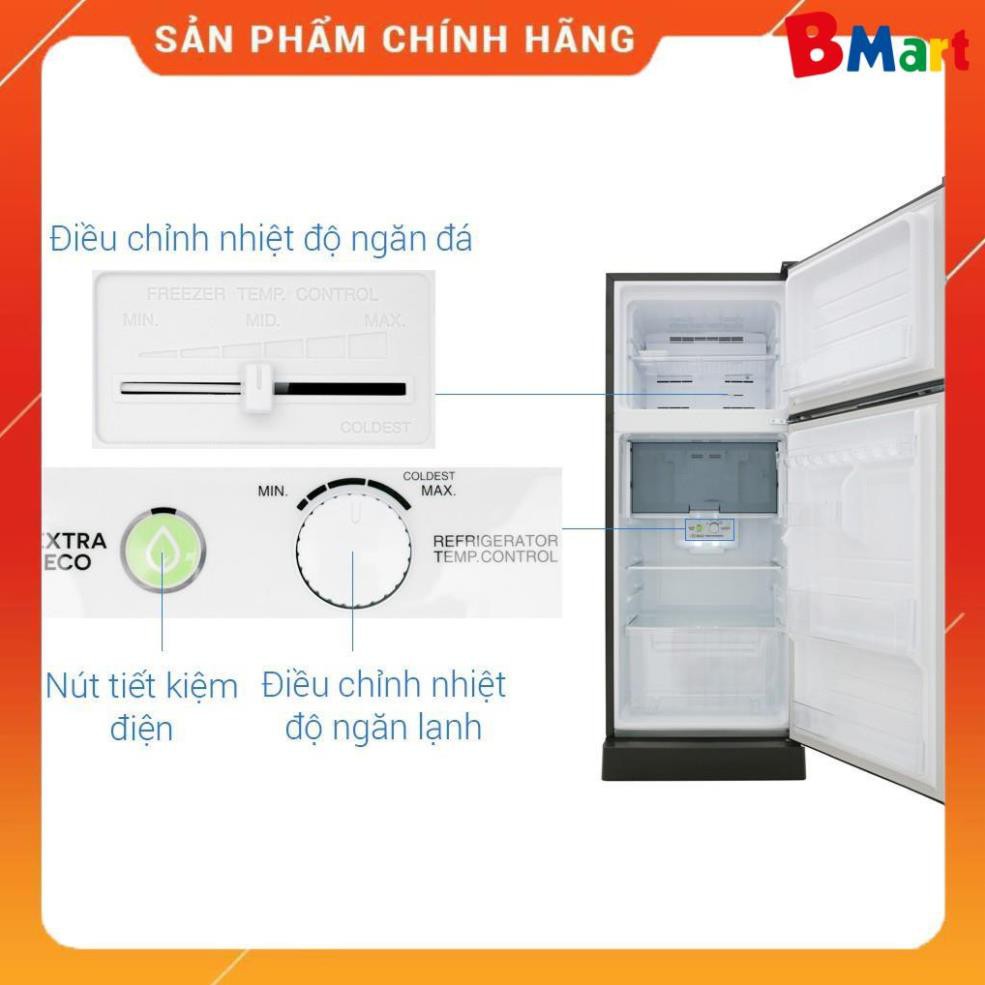 [BMART] SJ-X201E-SL | SJ-X201E-DS | Tủ lạnh Sharp Inverter 196 lít - HÀNG CHÍNH HÃNG  - BM