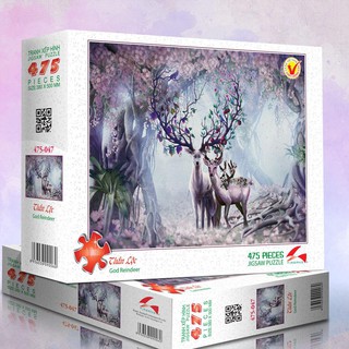 Tranh xếp hình 475 mảnh - thần lộc