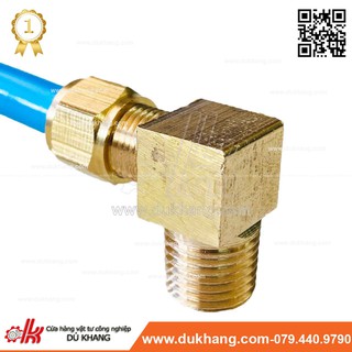 Co ren ngoài siết cam - Nối đồng co ren ngoài siết ống khí nén