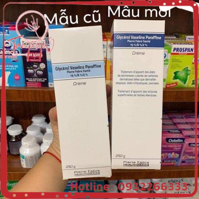 Kem Dưỡng Da hỗ trợ giảm Nẻ Và Chàm Pierre Fabre Glycerol Vaseline Paraffine 250g