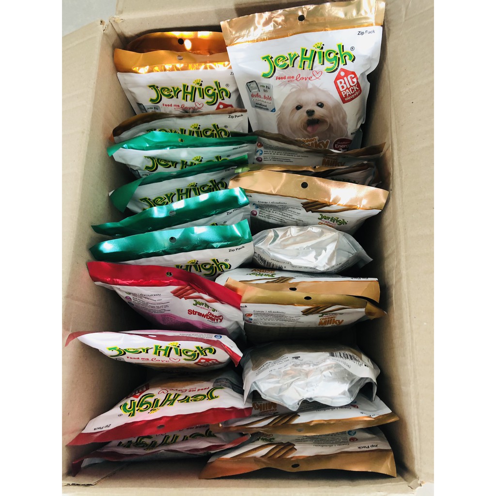 JERHIGH gói lớn 420G Snack mềm BÁNH THƯỞNG thức ăn chó dog treat