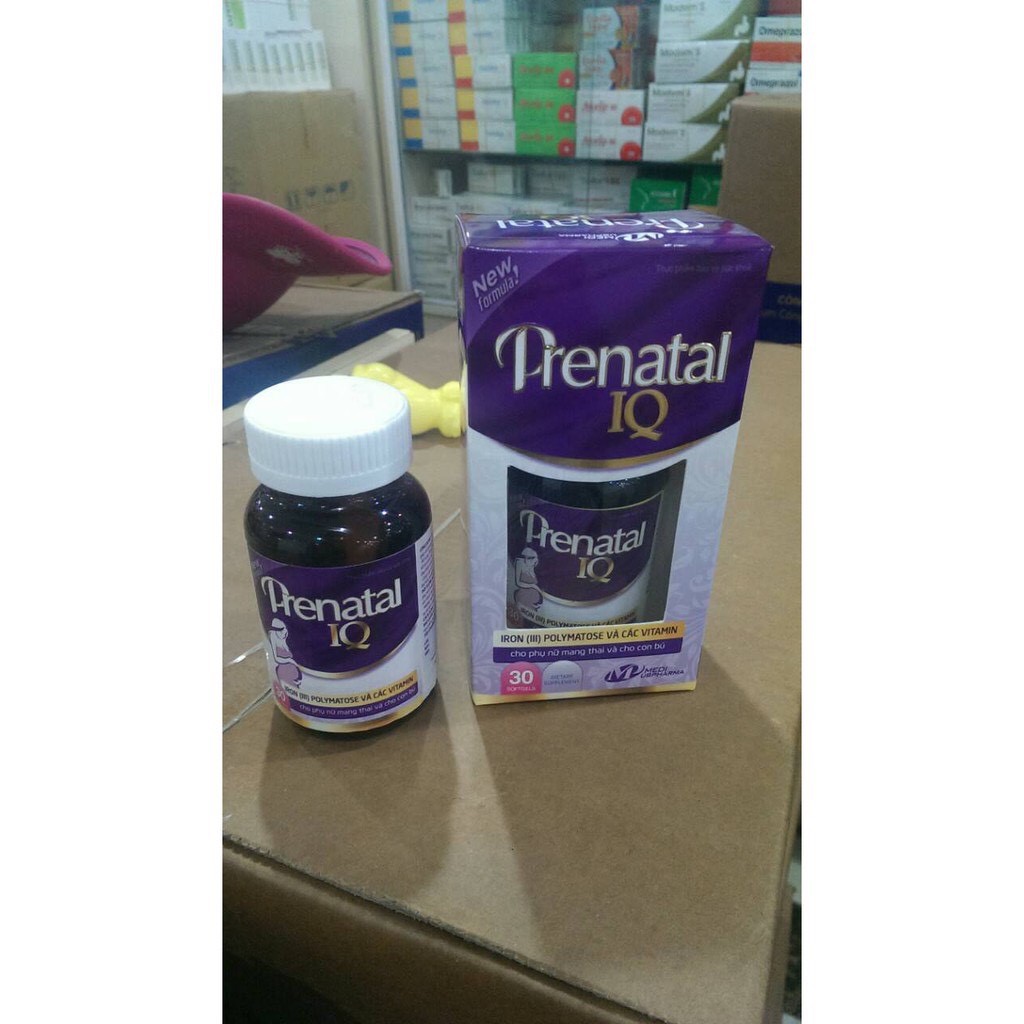 Viên bổ bầu Prenatal IQ bổ sung sắt và vitamin cho bà bầu
