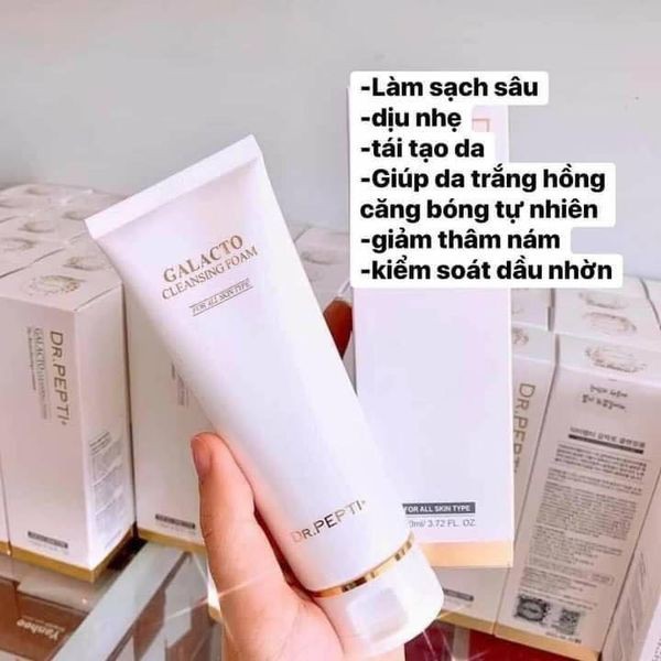 sữa rửa mặt dr.pepti