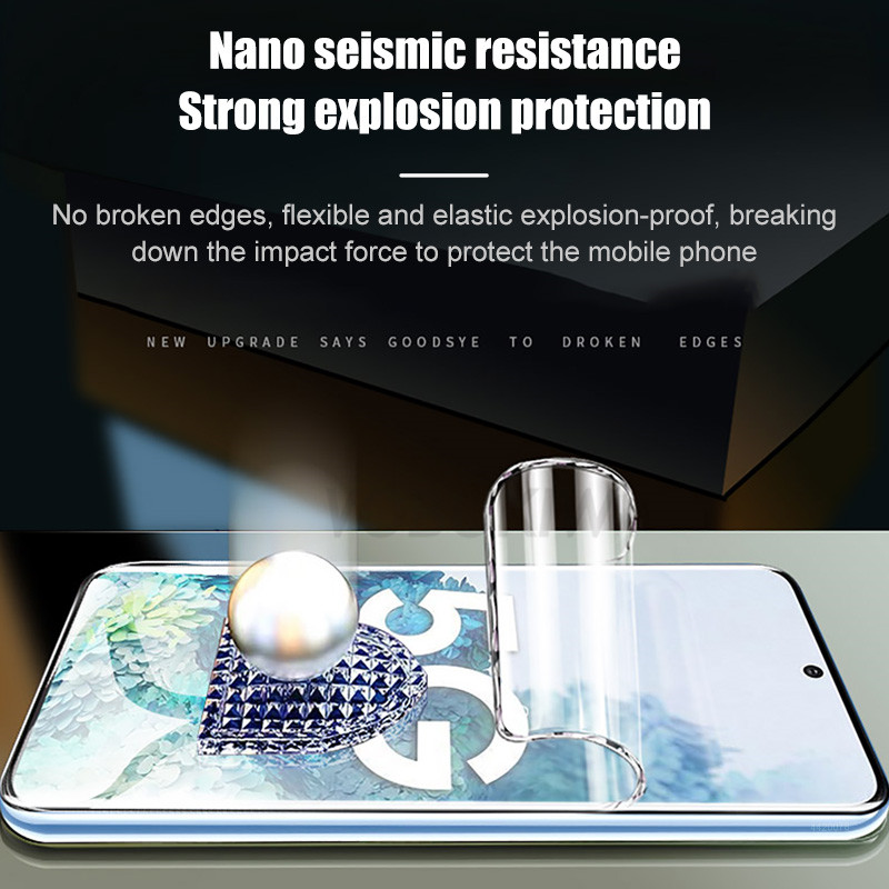 Miếng Dán Bảo Vệ Màn Hình Hd Cho Samsung S9 S8 S10 Plus S10E S7 Edge / Galaxy Note 10 Plus 9 8
