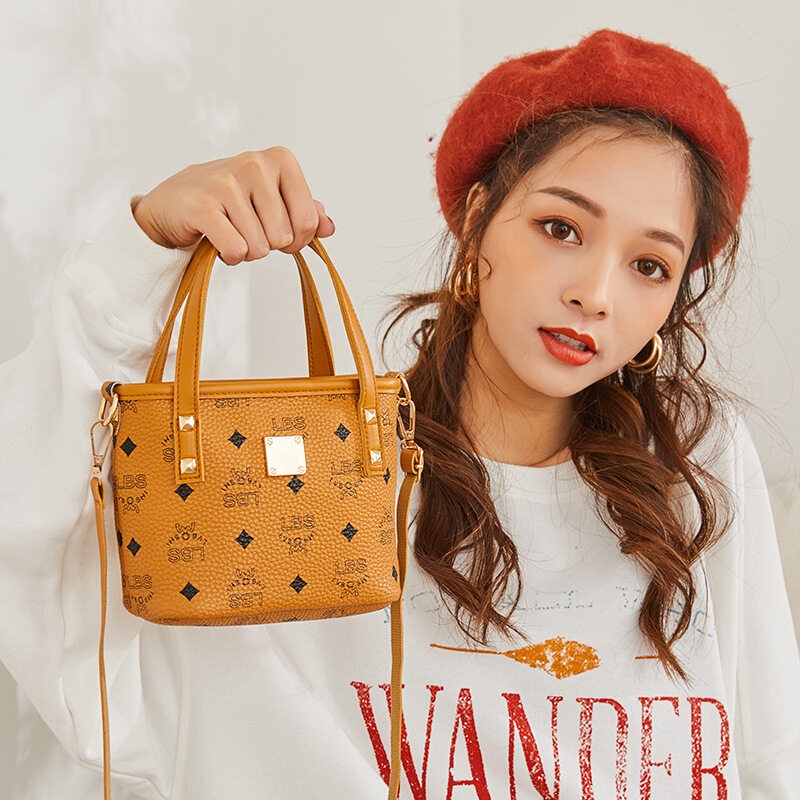 Túi xách nữ Yadou in họa tiết phong cách retro