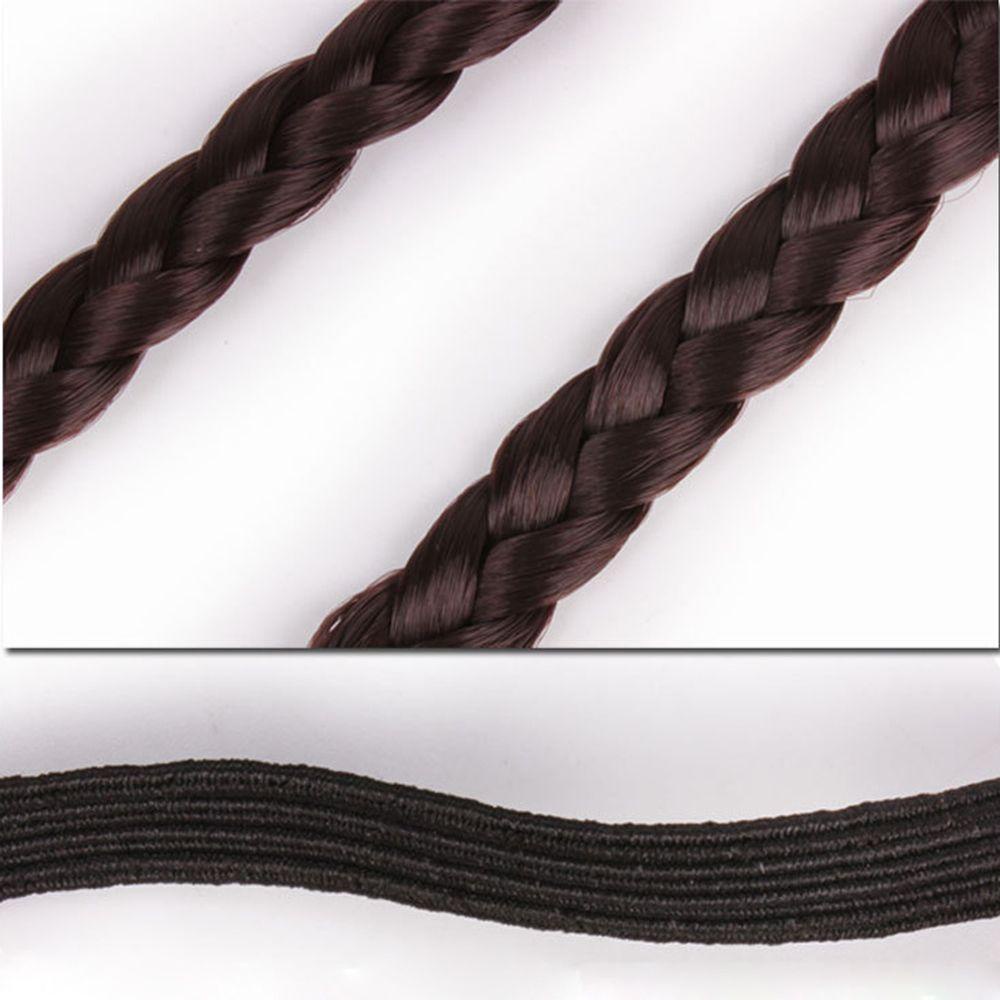 Cài Tóc Giả Thắt Bím Phong Cách Vintage Cho Nữ