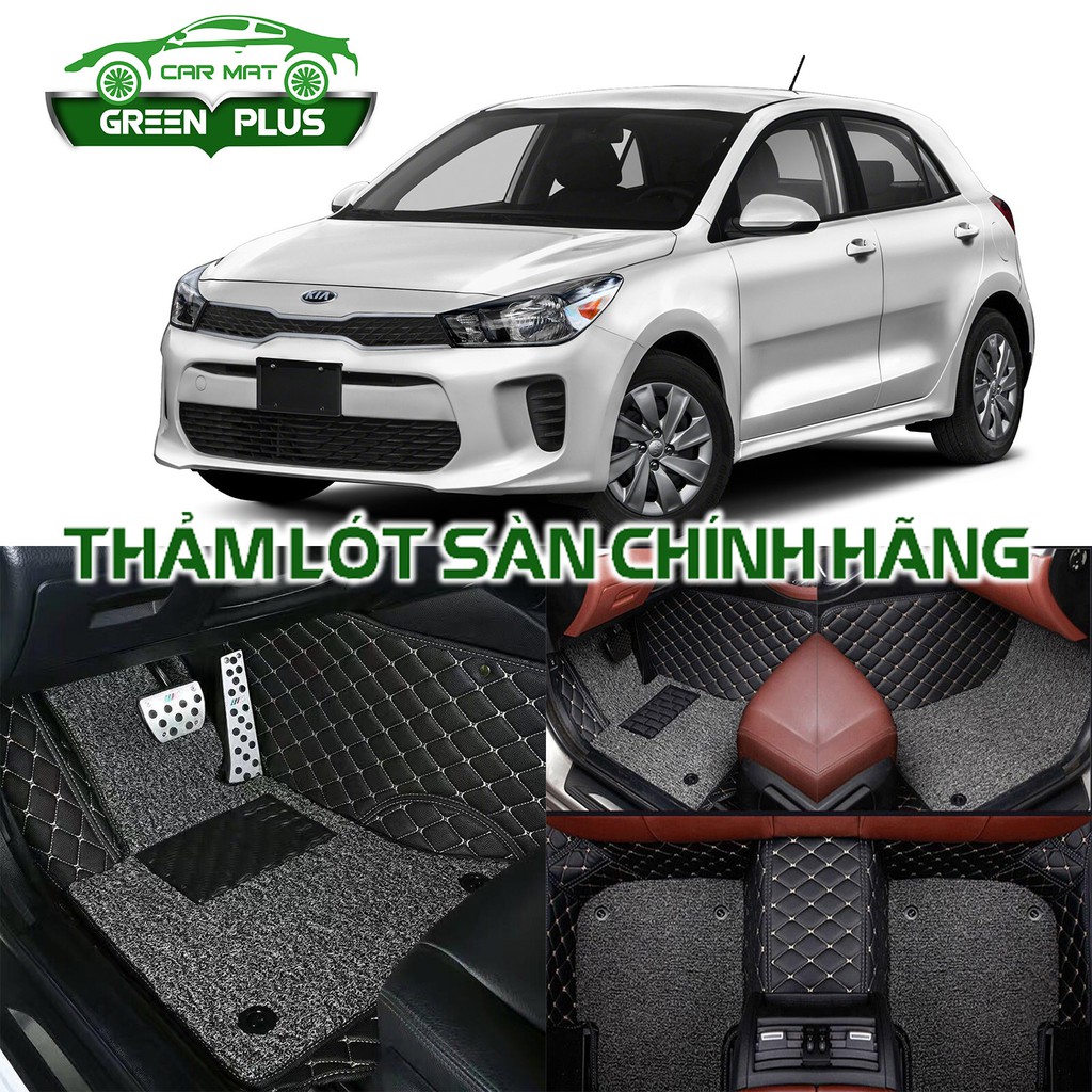 Thảm lót sàn ô tô 6D Kia Rio chống nước, không mùi, phủ kín 90% sàn xe