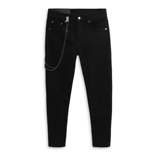 Quần jean nam black cut chain, chất denim cotton co giãn, qj003541, somehow