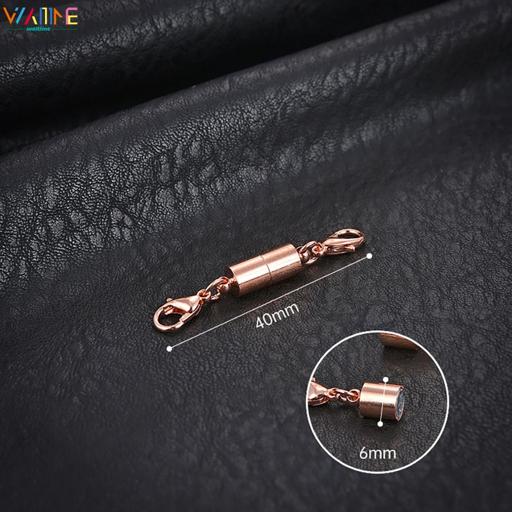 Xi lanh Từ Khóa Vòng Đeo Tay Clasp Magnetic Tôm Hùm Clasp TỰ LÀM Bông Tai Mặt Nạ Đồ Trang Sức Chuỗi Vòng Đeo Tay Vòng Cổ Nối waitime