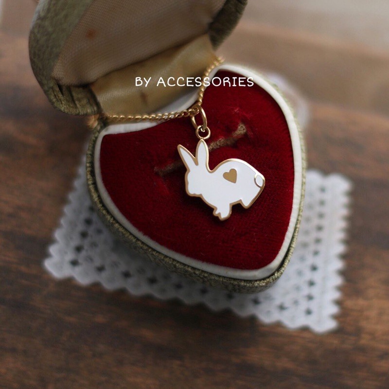 Dây chuyền titan thỏ xinh love rabbit không gỉ