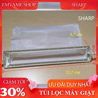Túi lọc máy giặt SHARP đời cũ, lưới lọc rác thải trong máy Sharp túi dài 19cm
