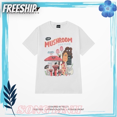 Áo thun cộc tay Nelly -Heybig mẫu MUSHROOM