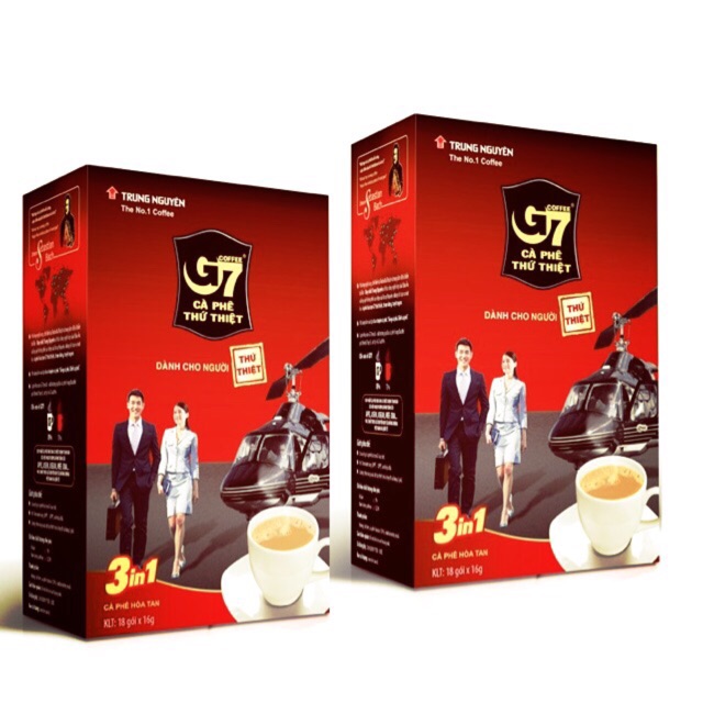 Cà phê G7, hộp 18 gói