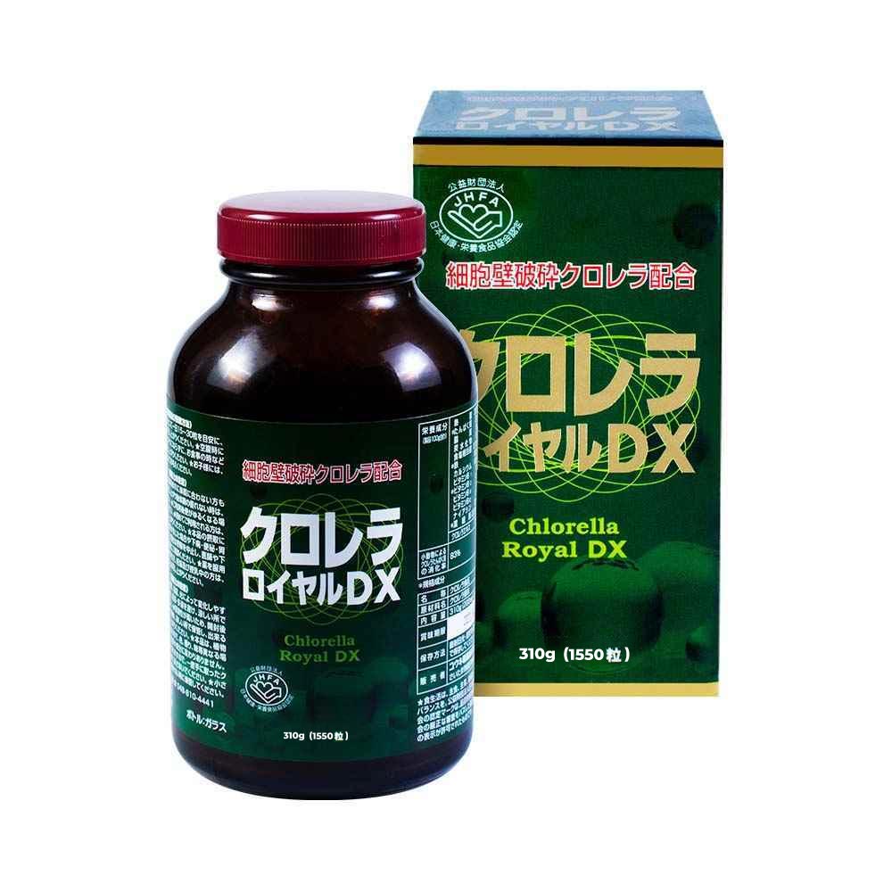 Tảo Lục Hoàng Gia Chlorella Royal DX 1550 viên (Nội Địa)