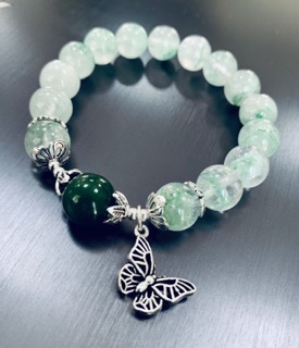 Charm Bạc Chụp hạt đá 10li