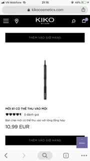 CỌ SON MÔI KIKO