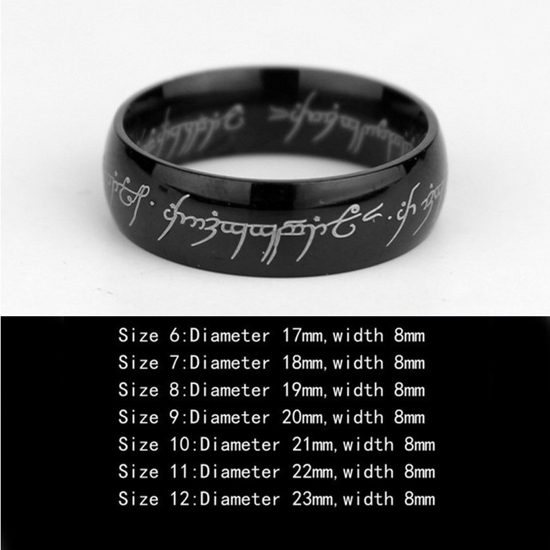 Nhẫn thép titan nguyên chất thời trang dành cho nam và nữ Siêu bền