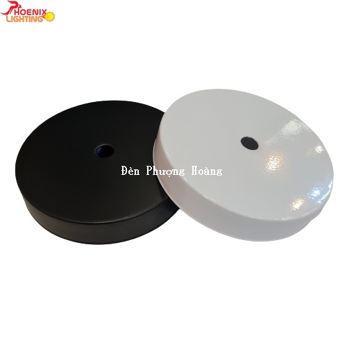Đế đèn thả đơn đen & trắng dùng cho đèn trang trí