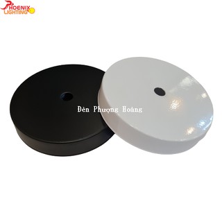 Đế đèn thả đơn đen & trắng dùng cho đèn trang trí