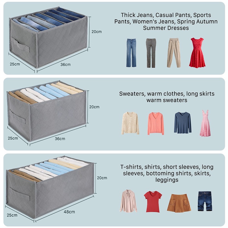 Hộp Vải Không Dệt Đựng Quần Áo Tiện Dụng