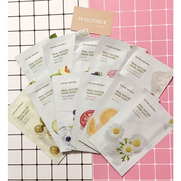 Mặt Nạ Giấy Nature Republic Dưỡng Da Hàn Quốc Mẫu Mới "19.october" | BigBuy360 - bigbuy360.vn
