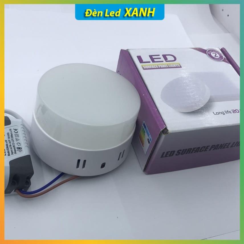Đèn Led, Đèn trần ốp nổi dạ quang sáng trắng & vàng dùng trang trí cho ban công, phòng ngủ, phòng khách...