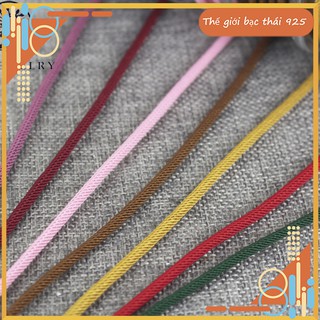 Bó 1m dây vải dù 3mm, dây cao cấp làm vòng Paracord
