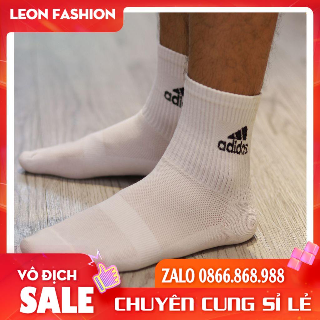 Tất Vớ Cổ Lửng ADIDAS thể thao dệt kim cao cấp 95% Coton hạn chế mùi hôi và thông thoáng dành cho cả nam và nữ