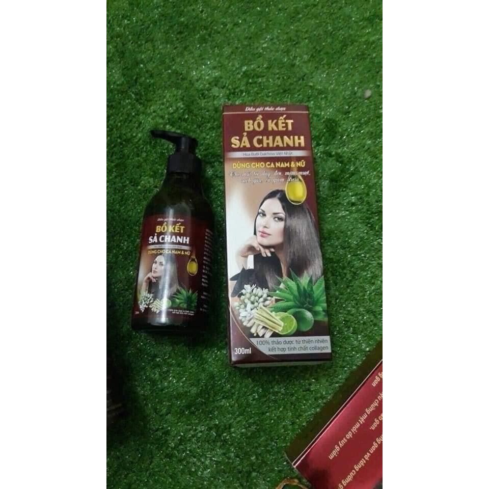 DẦU GỘI BỒ KẾT SẢ CHANH HOA BƯỞI THIÊN NHIÊN MỀM MƯỢT TÓC