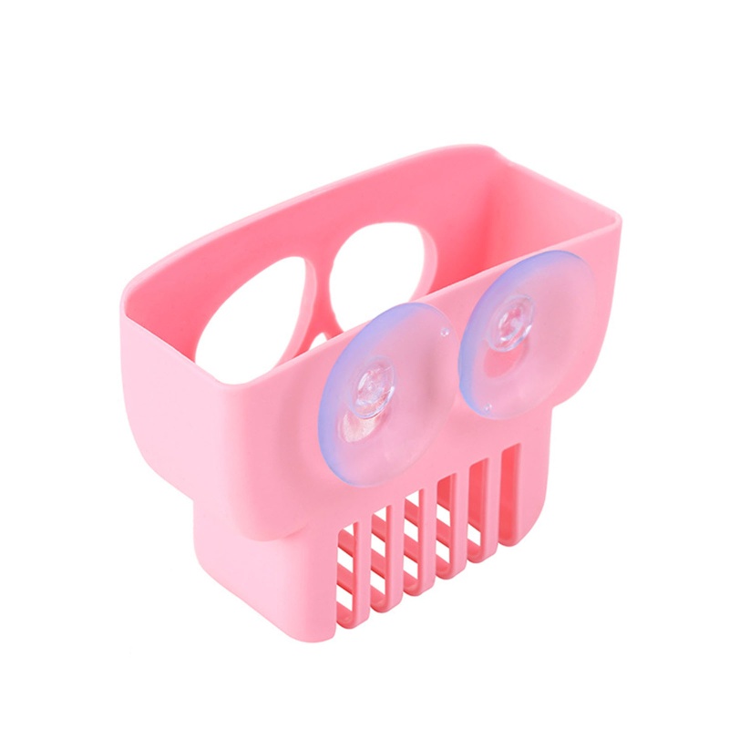 Giá Đỡ Mút Rửa Chén Hình Đầu Lâu Bằng Nhựa Có Giác Hút Gắn Bồn Rửa Nhà Bếp