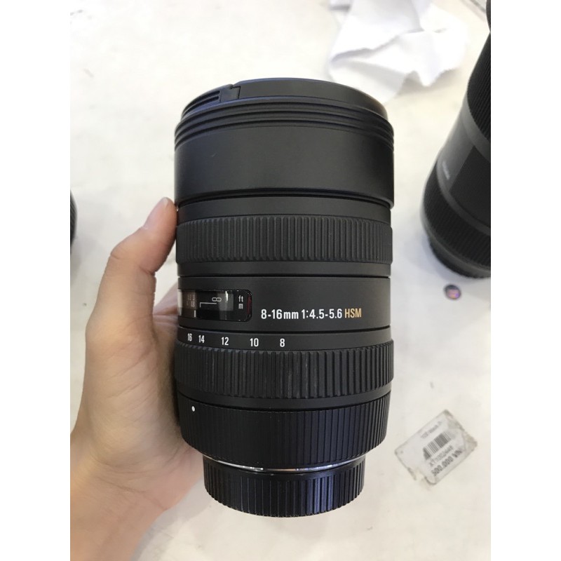 Ống Kính Sigma 8-16mm f/4.5-5.6 DC HSM for Canon/Nikon cũ