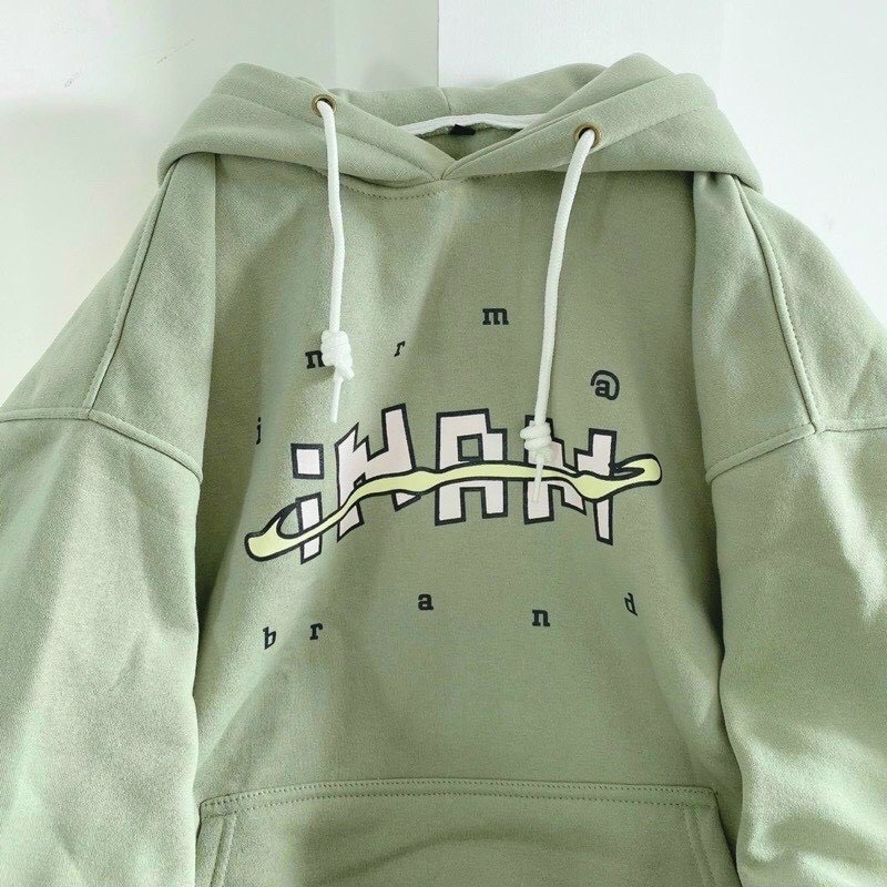 Áo hoodei nỉ pe dày dặn INAM form xinh chất lượng, áo hoodie Unisex chui đầu có mũ 2 lớp.