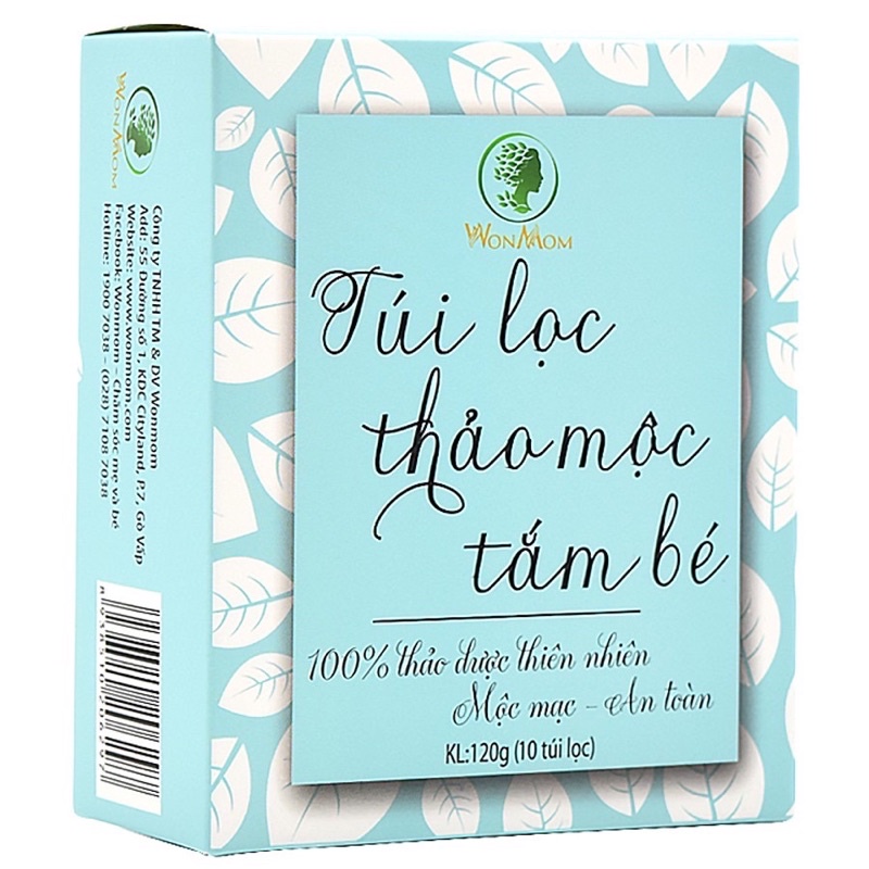 Túi lọc thảo mộc tắm bé Wonmom