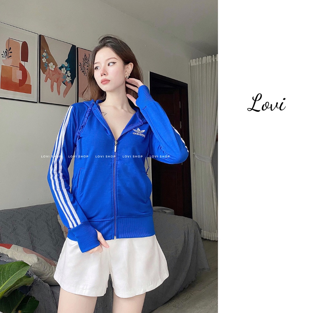 Áo khoác thể thao chất thun da cá nhiều màu