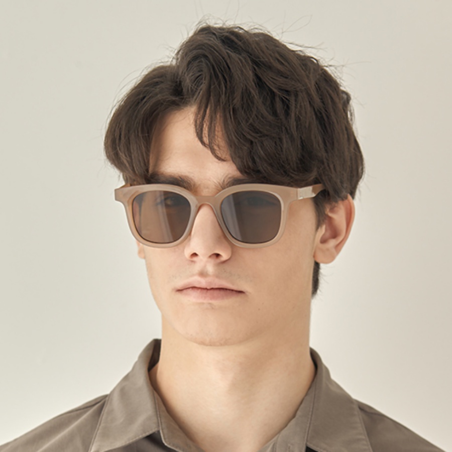 Kính râm chống tia UV hãng NICOLE Hàn Quốc NI5303 gọng vuông màu nâu/đen