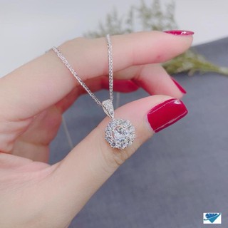 dây chuyền nữ , bạc ta 925 đính đá lấp lánh - trang sức đại phát