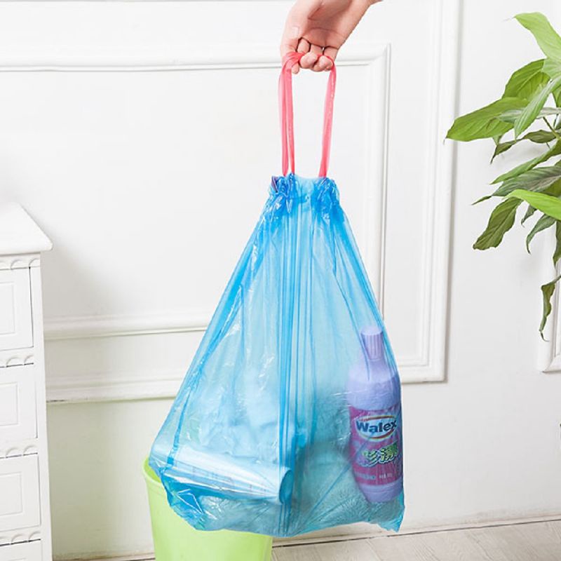 Túi đựng rác có dây rút tiện ích tự phân hủy thân thiện môi trường - Lùn Con Food