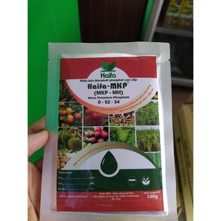 Mkp 0-52-34 gói 100g phân bón lá cao cấp