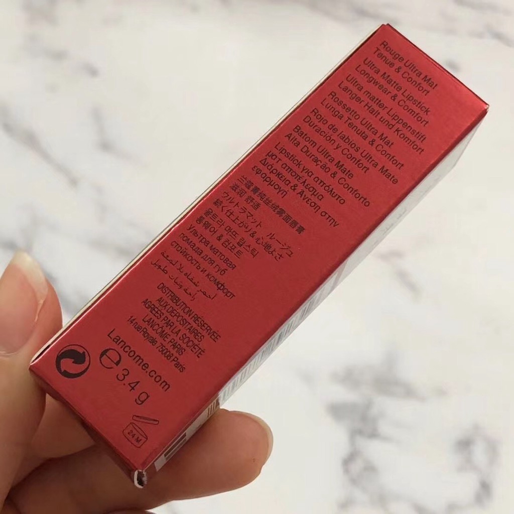 Son môi Lancome 3.4g 196g màu sắc nhung lì quyến rũ | BigBuy360 - bigbuy360.vn