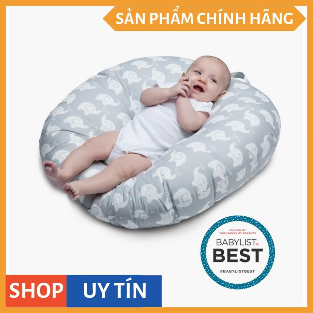 Gối Chống Trào Ngược MONMON, Gối Chữ C Cao Cấp Chất Cotton Thấm Hút Mồ Hôi Cho Bé