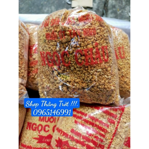 500g muối tôm ăn trái cây 35k