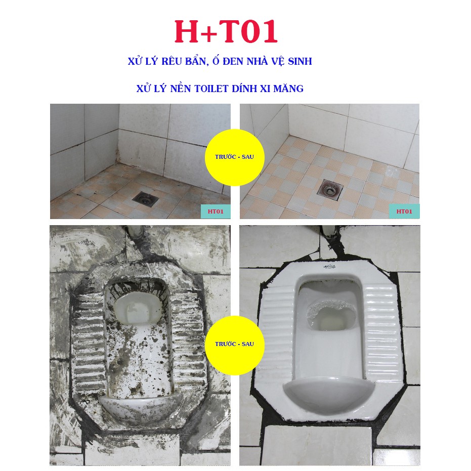 ( SLN 8 ) Chất tẩy xi măng HT01 can 1.8 lit, tẩy ron gạch loại mạnh nhất