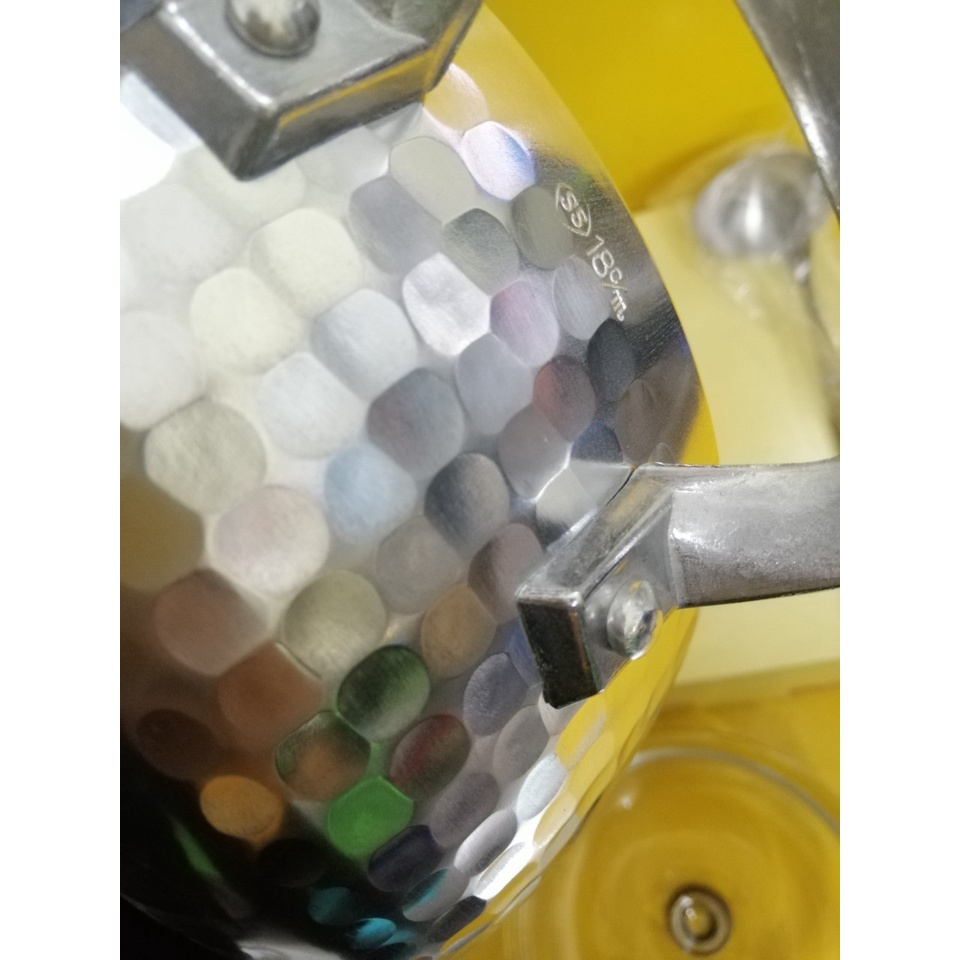 Nồi nhôm nội địa Nhật (kèm muỗng), size 18cm, cao 10cm (mã 888KT), Không dùng từ