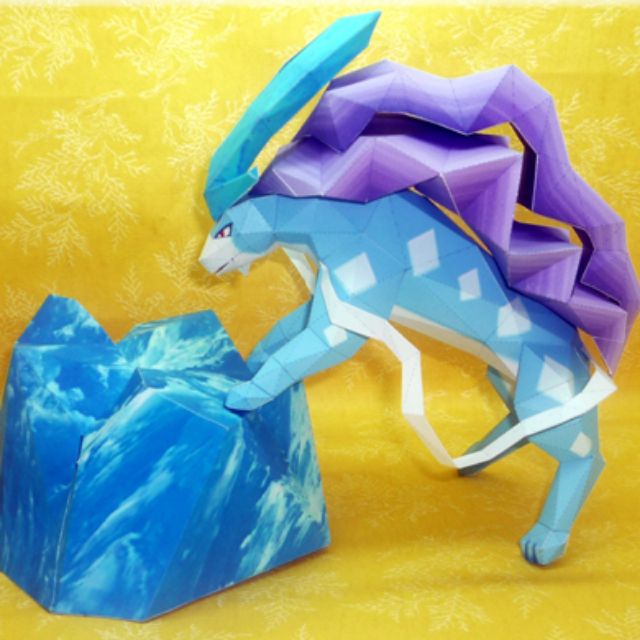 Mô hình giấy Pokemon: Suicune Ver.1