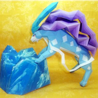 Mô hình giấy Pokemon: Suicune Ver.1