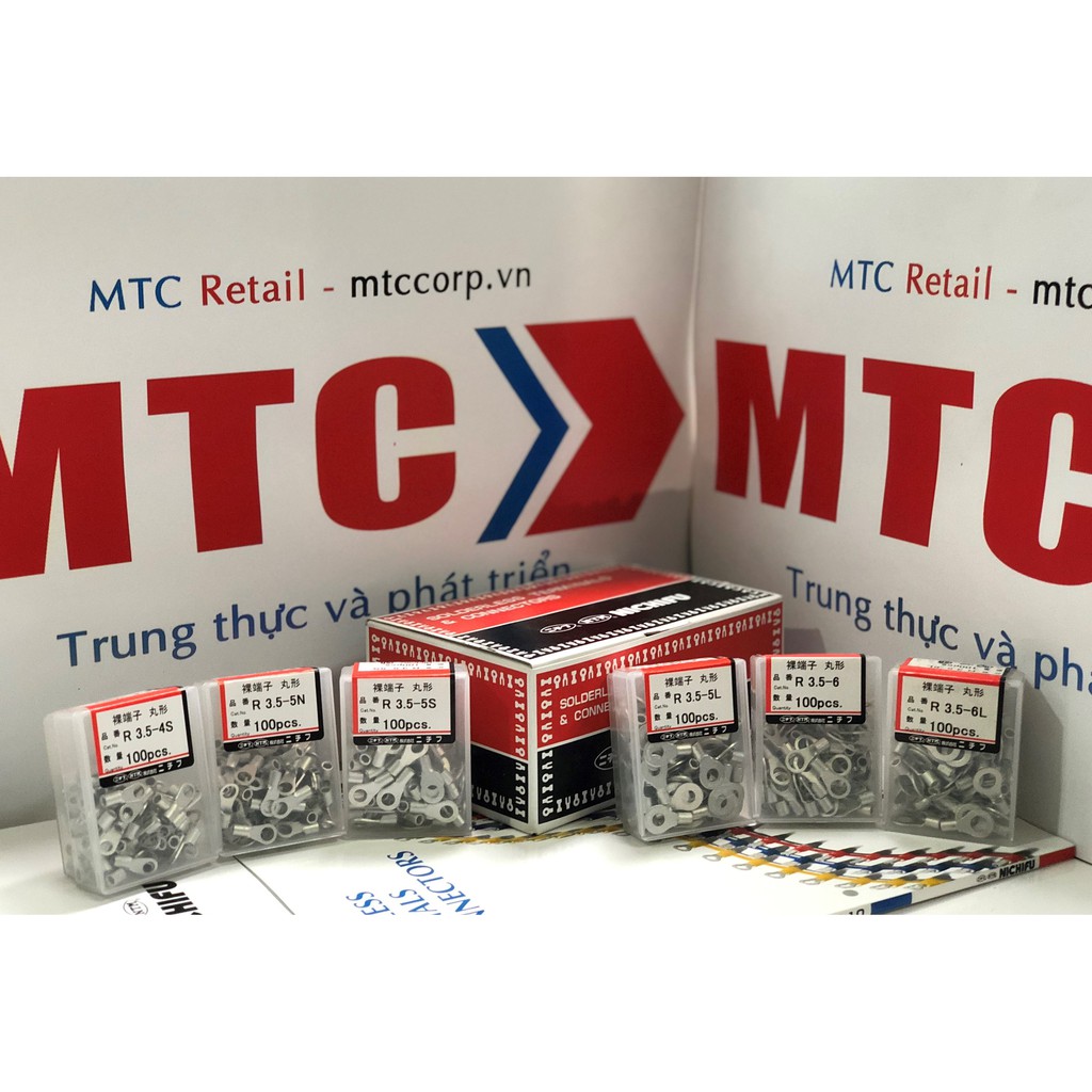 Đầu Cosse tròn NICHIFU R3.5 – hộp 100 cái