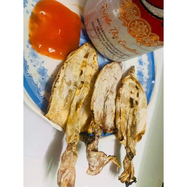 Mực khô size 100con/kg , con to bằng 4 ngón tay , ngon ngọt , dai , thơm , dày mình , bán lẻ 1con | BigBuy360 - bigbuy360.vn